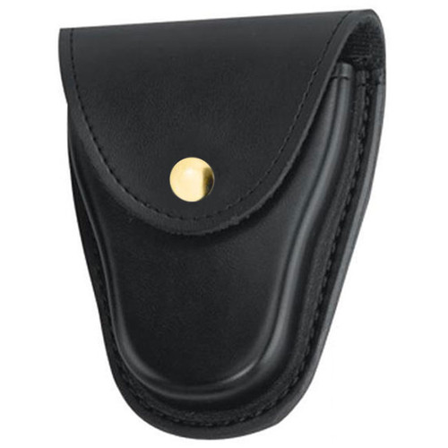 Gould & Goodrich Handcuff Case Leather Fits 2-1/4" Belt Brass Snap Black Finish B70BR [FC-768574026429]