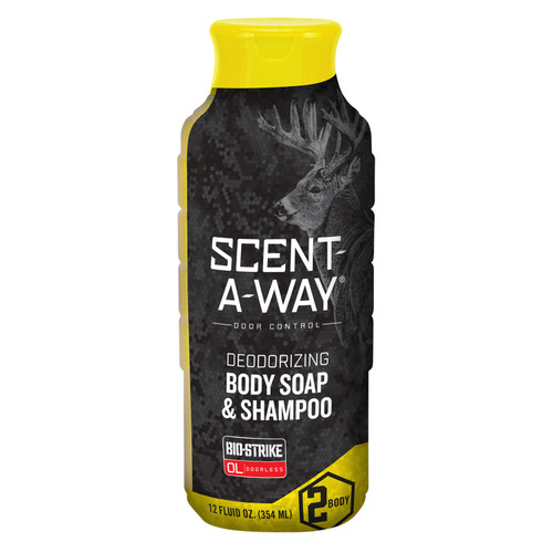 Hunters Specialties Scent-A-Way Bio-Strike Body Wash and Shampoo 12 oz Bottle [FC-021291709380]