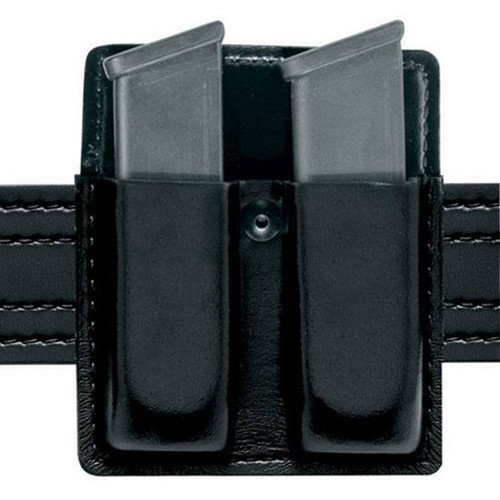 Safariland Model 75 Double Magazine Pouch without Flaps Glock 17, 19, 22, 23, 34, 35 Ambidextrous Basket Weave Finish Black 75-83-4 [FC-781602376495]