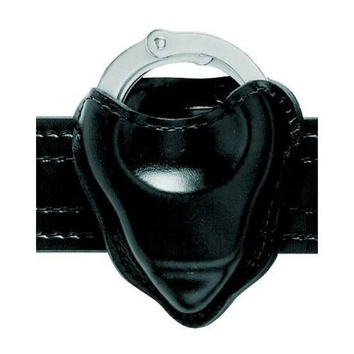 Safariland Model 090 Handcuff Pouch Open Top Formed Chained Cuff Only Plain Black 090-1-16 [FC-781602037815]