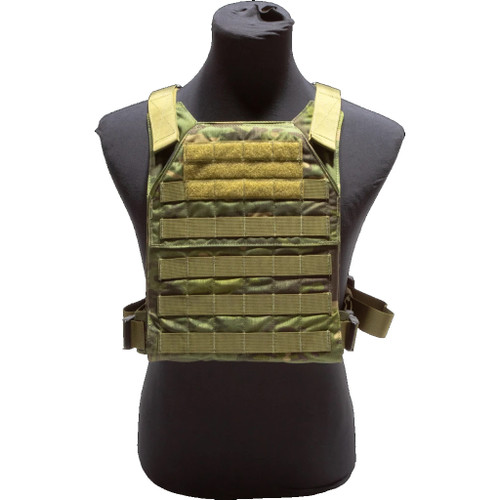 Grey Ghost Gear Minimalist Plate Carrier 10"x12" Plate Compatible MOLLE/PALS Webbing MultiCam Tropic [FC-810001172626]