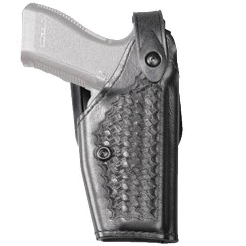 Safariland SLS Mid-Ride Level II Duty Holster, Springfield XD XD(M) 9, 40, 45 with Light 5" Barrel, Right Hand, Basket Weave Finish Black 6280-14921-81 [FC-781602416153]