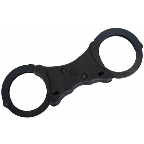 Hiatt Handcuff Oversized Hinge Handcuffs Black [FC-792298013564]