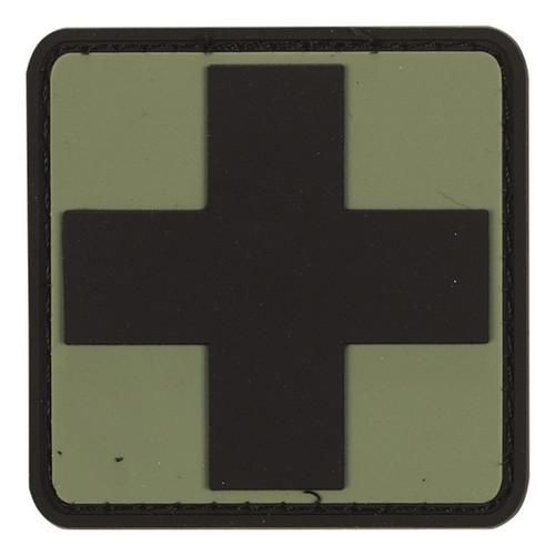 Voodoo Tactical 3D First Aid Symbol Patch TPR Rubber OD Green [FC-783377011700]