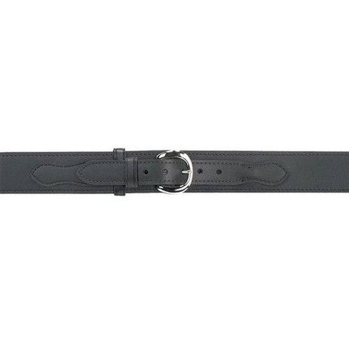 Safariland Model 146 Border Patrol Belt 2.25" Duty Belt With Buckle 34" Waist Chrome Buckle Plain Black 146-34-2 [FC-781602061216]