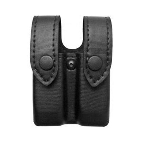 Safariland Model 72 Magazine/Cuff Pouch Top Flap 2.25" Belt Loop Glock/H&K/S&W/Springfield Ambidextrous Plain Black 72-83-2 [FC-781602388894]