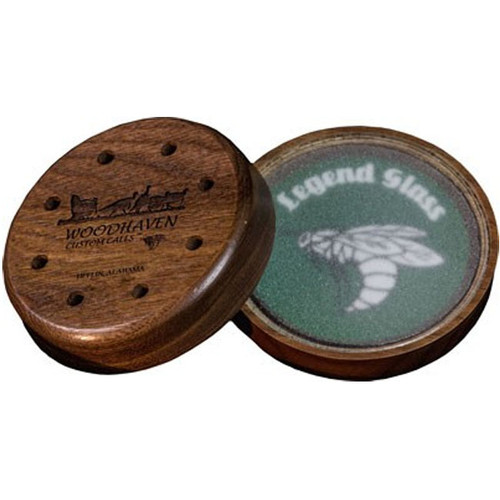 Woodhaven Custom Calls The Legend Glass Friction Call 2 Strikers Walnut Cup [FC-854627000253]