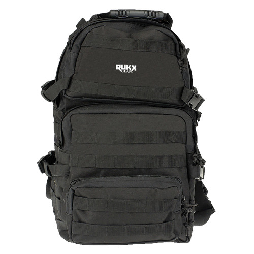 American Tactical Imports RUKX Gear Tactical 3 Day Backpack 600D Polyester Black [FC-813393017858]