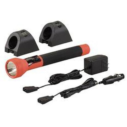 Streamlight SL-20LP LED Flashlight 350 Lumens Rechargeable NiMH Batteries with 120V AC/DC Charger Polymer Orange 25313 [FC-809262531310]