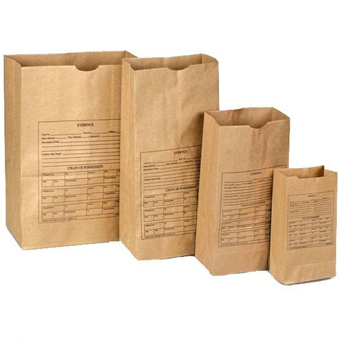 Amor Forensics Paper Evidence Bags Bundle of 100 Style 25 8.25”x5.25”x18” 3-0023 [FC-844272000654]