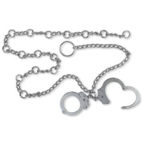 Peerless Handcuff Company 7003C #3 Linked Waist Chain Steel [FC-817086010607]