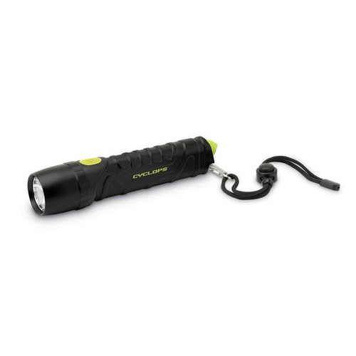 Cyclops Specialty Flashlight 700 Lumens 4 AAA Batteries Glass Breaker Black [FC-888151013427]