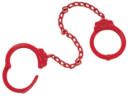 Peerless Handcuff Company 15" Leg Irons Red 4743R [FC-817086010676]