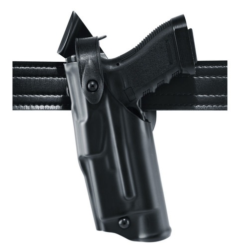 Safariland 6360 ALS SLS for Glock 17, 22 with Light Mid-Ride Level III Retention Duty Holster Left Hand STX Plain Black 6360-832-412 [FC-781602379991]