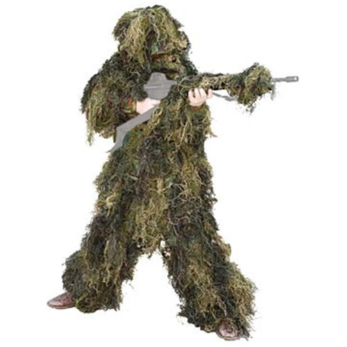 Red Rock Gear 5 Piece Youth Ghillie Suit Medium Woodland [FC-846637000088]