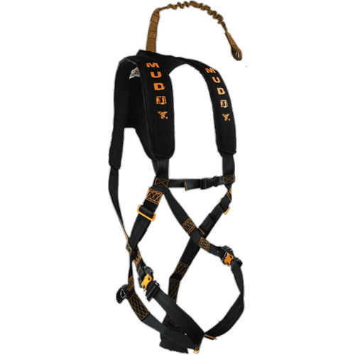Muddy Diamondback Safety Hunting Harness Kit OSFA Light Weight Padded Nylon Black [FC-813094021215]