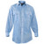 Elbeco Paragon Plus Men's Long Sleeve Shirt Neck 18.5 Sleeve 33" Polyester Cotton Blue [FC-20-ELB-P877-165-3520]
