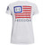 Under Armour Women's UA Freedom Banner T-Shirt Small White/Royal [FC-196040528052]