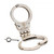 Smith & Wesson Model 300P Hinged Link Push Pin Double Lock Handcuffs Nickel [FC-022188501384]