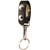 Boston Leather 5435 Belt Keeper with Key Ring Nickel Snaps Plain Finish Leather Black 5435-1 [FC-192375078125]