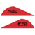 Bohning Blazer Vanes 2" Solid Neon Red 36 Pack 10831NR2 [FC-010847261229]