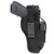 Gunmate Ambidextrous Hip Holster Large-Frame Autos 4" to 5" Barrels Size 12 Synthetic Black [FC-638003211125]
