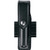 Safariland 308 Hand-Held Flashlight Holder Fits INOVA T3 2.25" Belt Loop Chrome Snap SafariLaminate Plain Black [FC-781602371698]