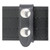 Safariland Model 65 Belt Keeper 4-Pack Two Chrome Snaps Hi-Gloss Black 65-4-9 [FC-781602052351]