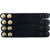 Gould & Goodrich Double Snap Belt Keepers Brass Snaps  Leather Basketweave Black 4 Pack B76-4WBR [FC-768574119718]