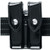 Safariland 72 Magazine and Cuff Pouch fits Glock 17/22 Chrome Snaps SafariLaminate Hi-Gloss Black [FC-781602388917]