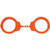 Peerless Handcuff Company Oversize Chain Handcuffs Carbon Steel EPP Extra Large Orange [FC-817086010638]