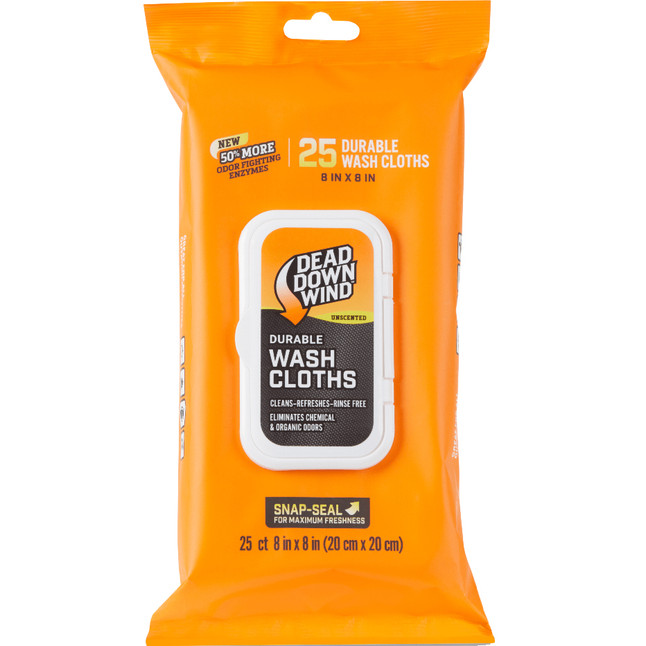 Dead Down Wind Field Wash Cloths Value Pack 25 Count Unscented [FC-855711008568]