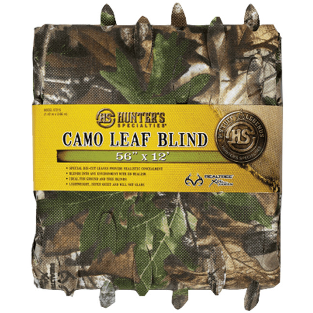 Hunters Specialties Camo Leaf Blind Material 56"x12' Realtree Max-5 07592 [FC-021291075928]