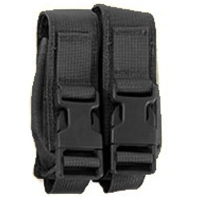 HSGI Modular Pistol Double Mag Pouch MOLLE Nylon Black [FC-849954001523]