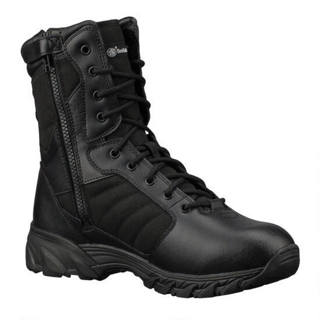 Smith & Wesson Footwear Breach 2.0 Men's Side Zip 9" Boot Regular 5 Black [FC-822028011024]