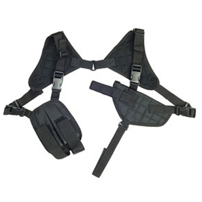 NcSTAR Ambidextrous Horizontal Shoulder Holster Black [FC-814108015565]