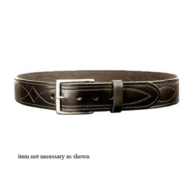 DeSantis 11/2" Fancy Stitch Lined Belt Black Size 36 [FC-792695155157]