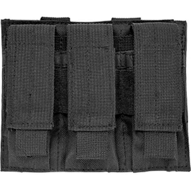 VISM Triple Pistol Magazine Pouch MOLLE Black [FC-814108017200]