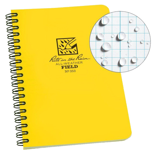 Rite in the Rain Side Spiral Field Notebook 4.875" x 8.125" [FC-632281353119]