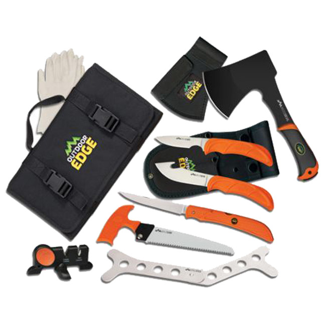 Outdoor Edge The Outfitter Set with Buckled Roll Sheath [FC-743404201467]