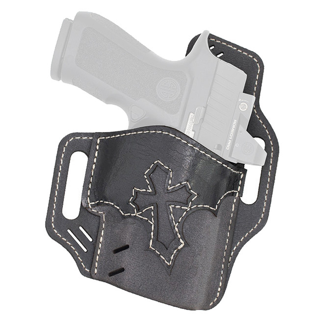Versacarry Arc Angel Vintage Series OWB Holster for Full Size/Compact Autos Gray/Black [FC-676821354228]