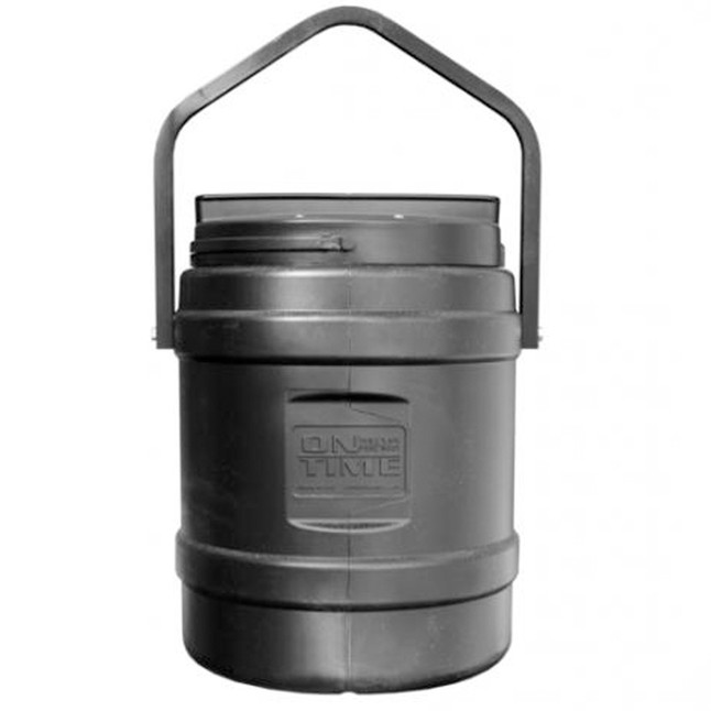 On Time Wildlife Feeder Rice Bran Feeder 10 Gallon Polymer Black [FC-797539730002]