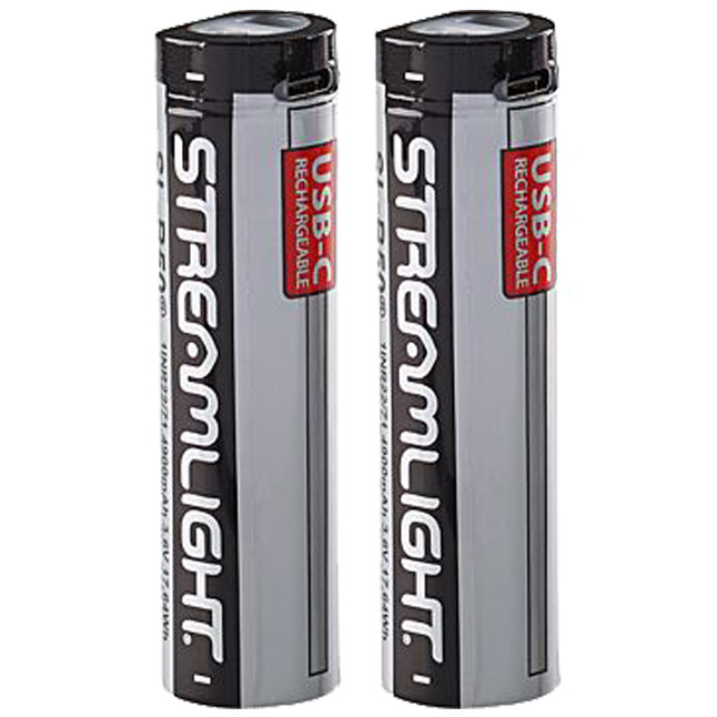 Streamlight SL-B50 Protected Li-Ion USB-C Rechargeable Battery 2-Pack [FC-080926221123]