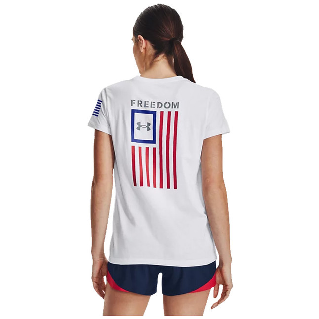 Under Armour Women's UA Freedom Flag T-Shirt [FC-20-1370814100XL]