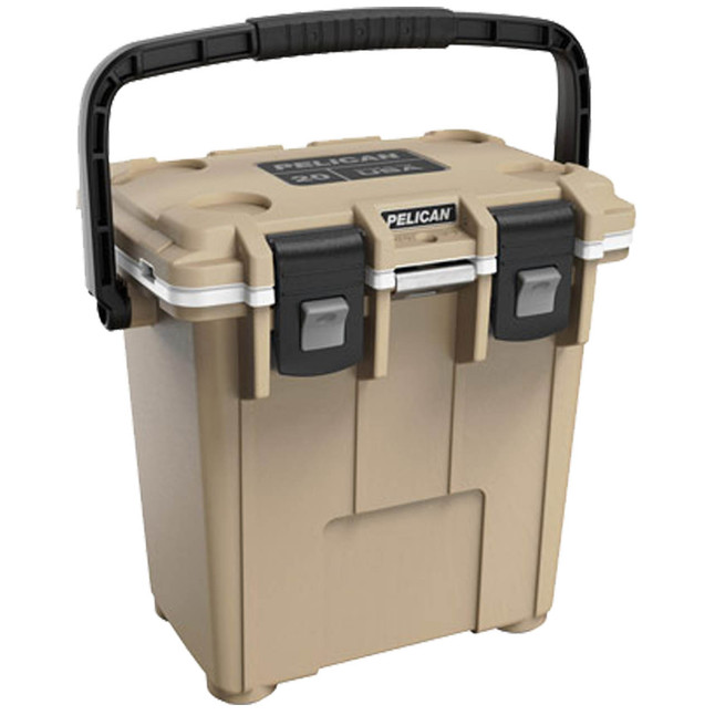 Pelican 20QT Elite Cooler Tan/White [FC-825494076351]