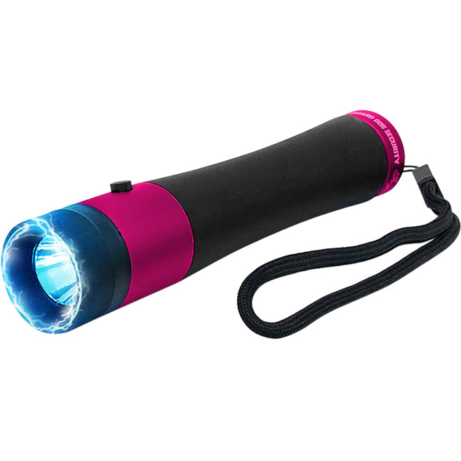 Guard Dog Ivy with Stun Gun 200 Lumens Cree LED Aluminum Black with Pink Accents [FC-850008134159]
