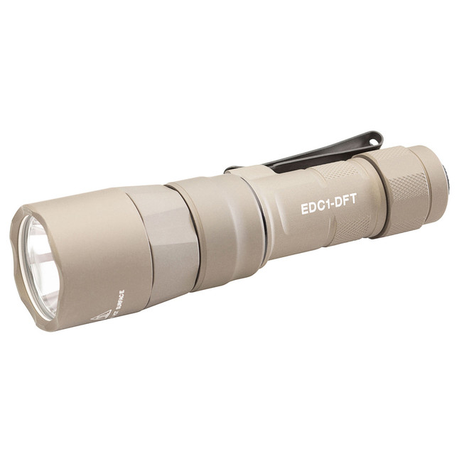 SureFire EDC1-DFT Dual Fuel LED Flashlight 650 Lumens Tan [FC-084871331517]