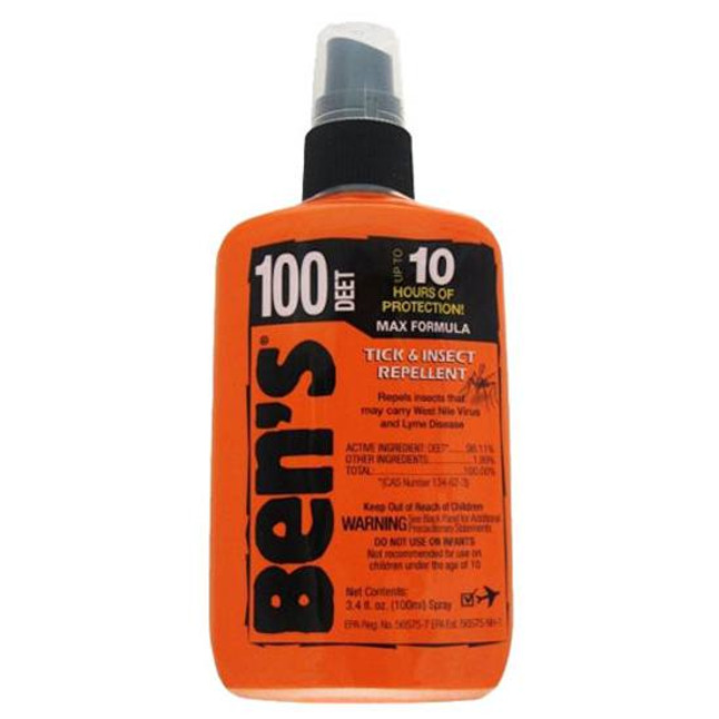 Ben's 100 MAX Tick and Insect Repellent 3.4 oz Pump [FC-044224070807]