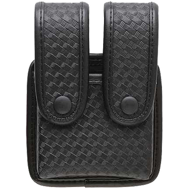 Uncle Mike's Mirage Basket Weave Double Pistol Mag Case 74362 [FC-043699743629]