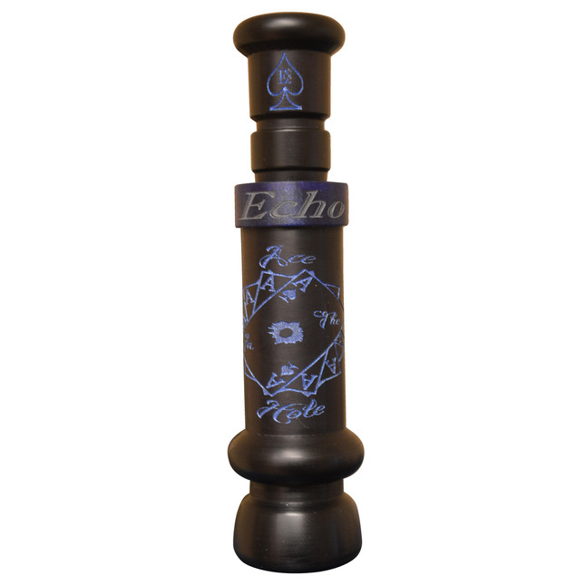 Echo Calls Ace In The Hole Single Reed Duck Call Acrylic Matte Black [FC-643680900224]